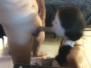 Best crossdresser deepthroat blowjob ever!