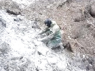 Getting muddy in waders