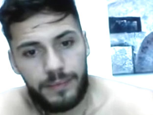 Handsome footballer cums on cam  very hot bubble ass