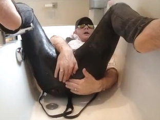 j-lube and baby oil in constricted levis