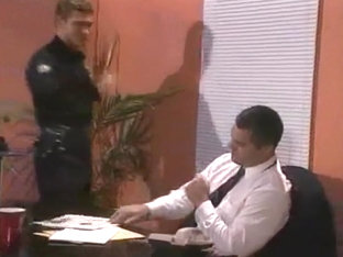 Fabulous male in incredible hunks, uniform homo porn scene