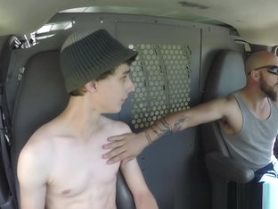 Skinny Gay Dude Agrees To Be Horny Rough Drivers Little Slut