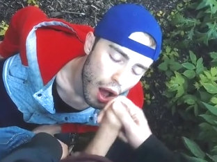 Outdoor Blow Job - Taking Loads