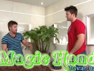 Trystan Bull massage cums