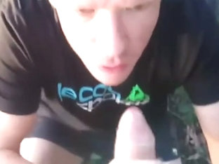 Russian suck a dick in public