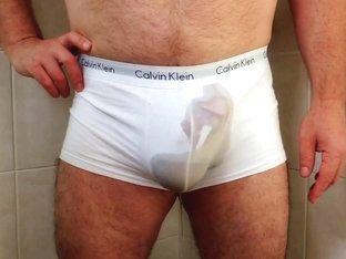 Pissing and masturbation until cum