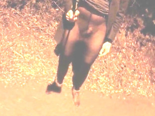 Pantyhose public exhib