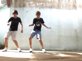 Boys Dancing for Fun