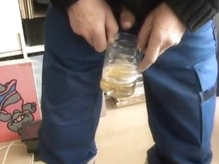 nlboots - green rubber hunting boots, had to piss