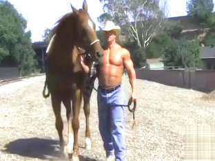 Cowboy Muscle worship