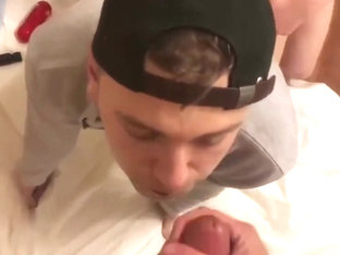 Hot fucking bubble butt of Russian gay slut