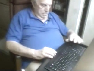 Grandpa stroke on webcam 4