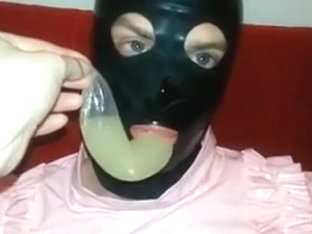Cum Filled Condom 12, Cumshot, Semen, Bukkake, Mask, Latex