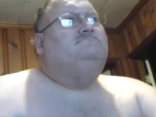Grandpa cum on cam 9