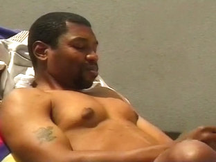 Sunbathing Brotha Pumps His Stiff Cock