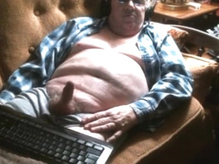 grandpa stroke on webcam