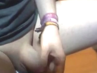 Playing with Cum filled Condom