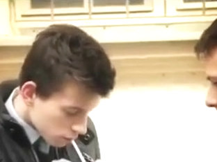 Horny schoolboys