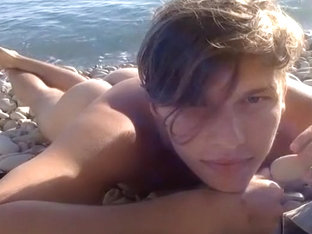 Romanian naked guy outdoor