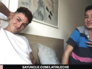 LatinLeche - Hung Latino Tries Gay 4 Pay Breeding