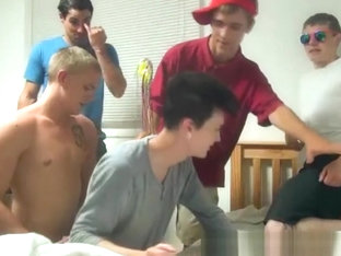 Gay College Boys Humping Each Other At Dorm Room Party